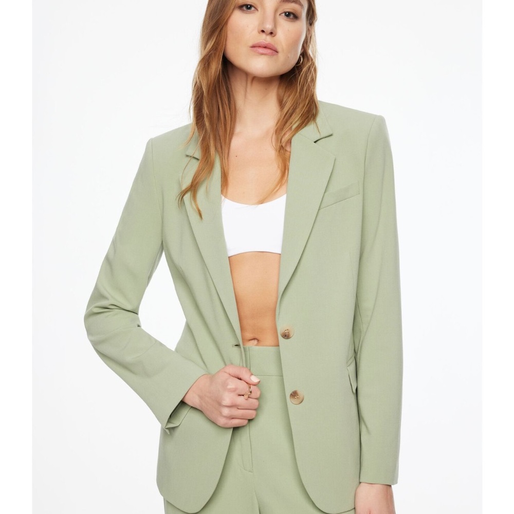 Dynamite Light Green Blazer